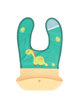 Silicone Baby Bib with Spillproof Bag Waterproof Stain Resistant Lightweight Silicone Cloth Baby Bib Patchwork Bib for Home Dinosaur Yellow Green - pzsku/Z1B63FA714072689EAA98Z/45/1746179771/c3004a27-1bcb-43b4-b4f0-b7eaba500bb1