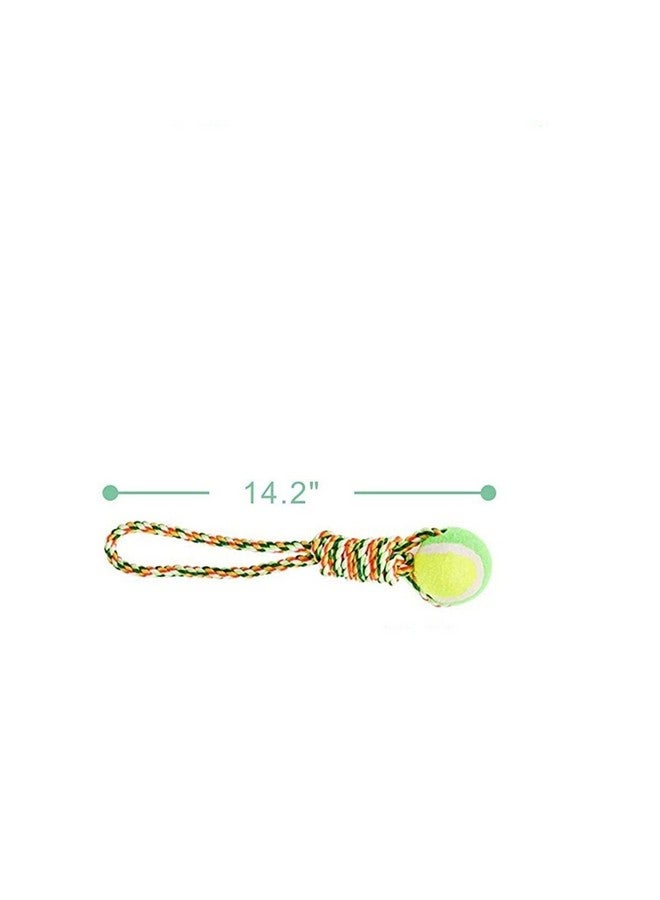 Emily Pets Chew Teeth Clean Outdoor Training Fun Playing Rope Ball Toy For Large Small Dogs - Image 2