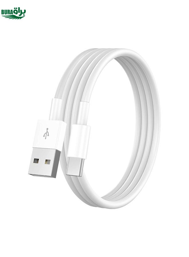 BURAQ USB to Type-C Fast Charging Data Cable, Length: 1m  - Image 2