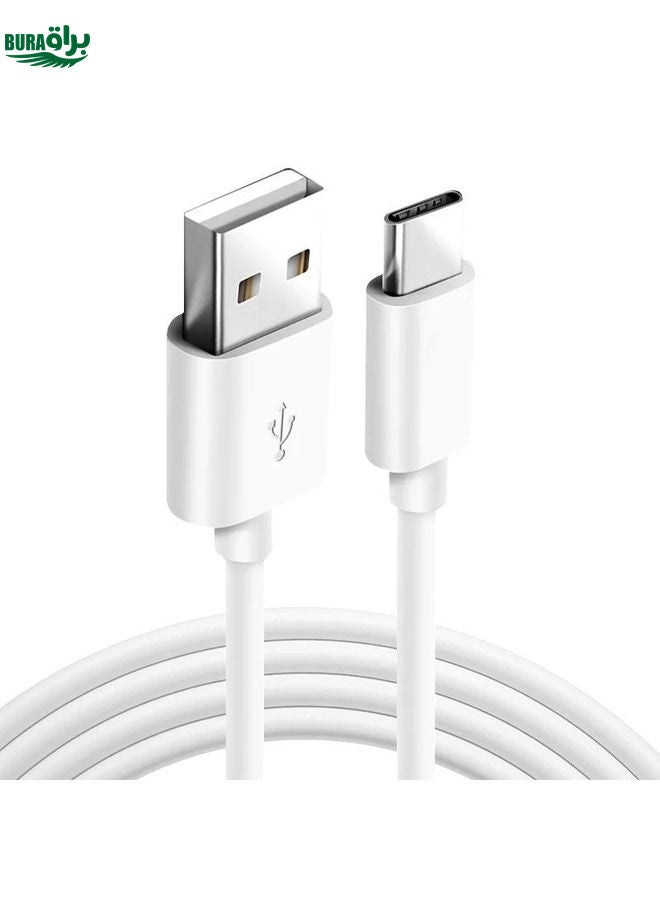 BURAQ USB to Type-C Fast Charging Data Cable, Length: 1m  - Image 1