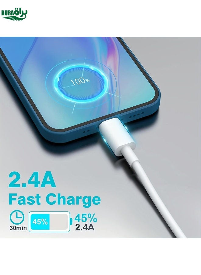 BURAQ USB to Type-C Fast Charging Data Cable, Length: 1m  - Image 5