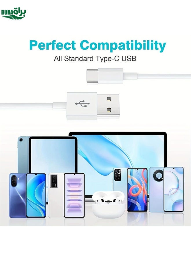 BURAQ USB to Type-C Fast Charging Data Cable, Length: 1m  - Image 4