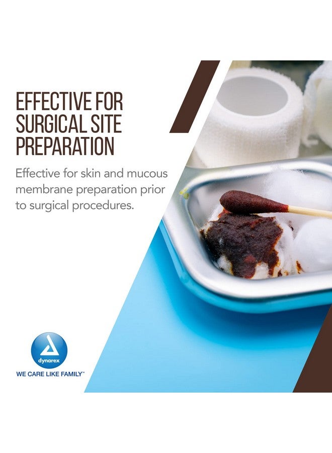 Dynarex Povidone-Iodine Scrub Solution, Antiseptic Solution for Skin and Mucosa, Ideal for Surgical Site Preparation, Contains Povidone Iodine 7.5%, 16 fl. oz., 1 Bottle - Image 4