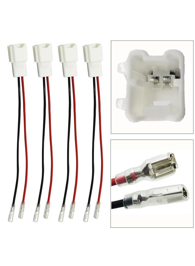 DSkoiph 4 Pack Speaker Wire Harness Adapter Compatible with Nissan 2004-2021 Infiniti 2006-2018 Car Speaker Connector Harness Adapter - Image 2