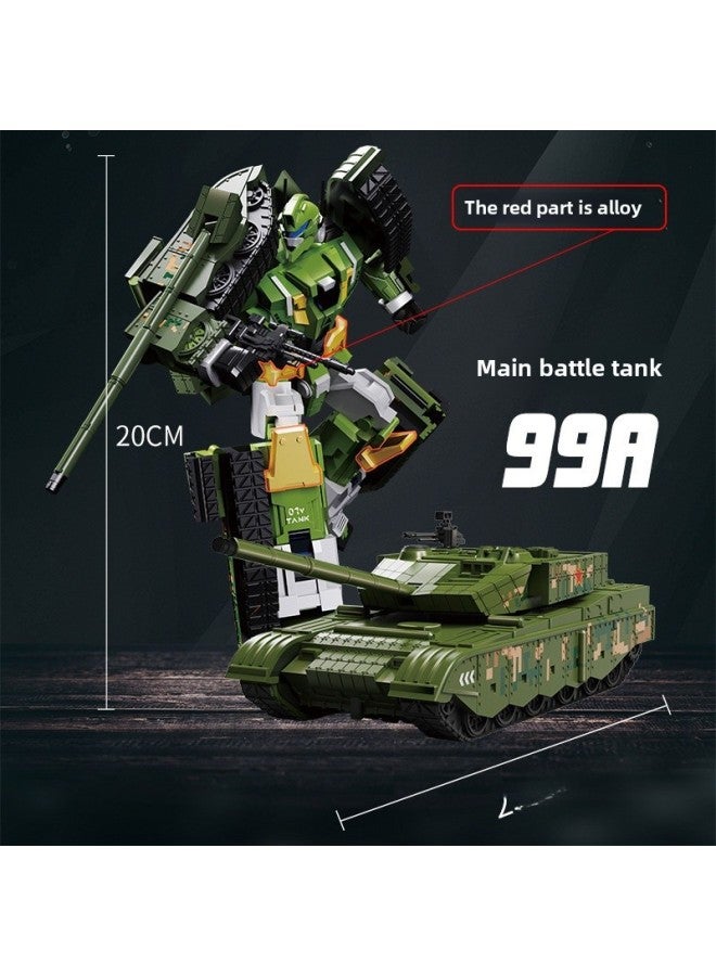 Genuine Mini Special Team Children's Electronic Deformation Watch Toy King Kong Summon Shaper Dinosaur Power Watch-Color:99a Tank  W991-1  - Image 1