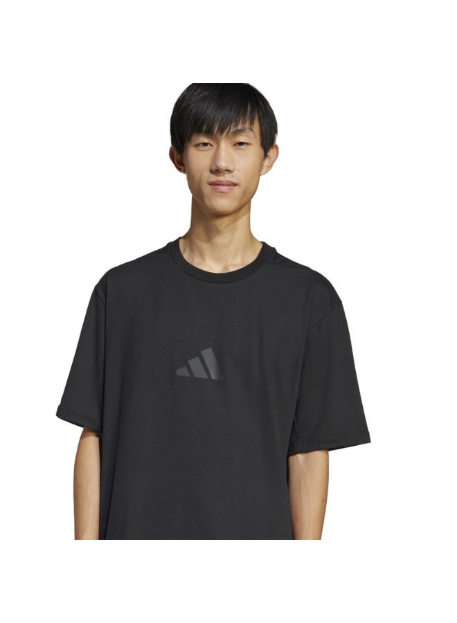 Adidas M Z.N.E. Tee Lo Black T-Shirt (Short Sleeve) T-Shirts For Men - Image 5