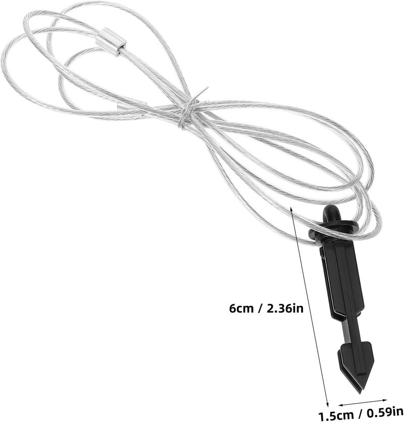 Trailer Emergency Breakaway Switch Cable with Coiled Electric Brake Switch for Rv Trailer Safety and Towing Accessories - Image 2