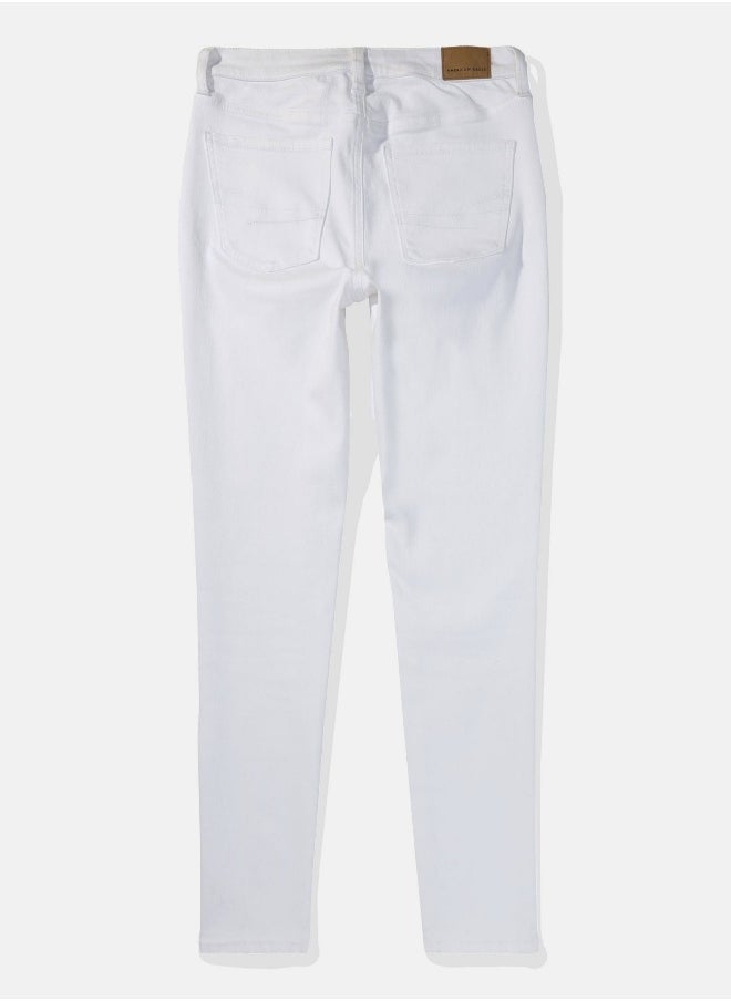 American Eagle AE المستوى التالي جيجينج قصير عالي الخصر  - Image 4