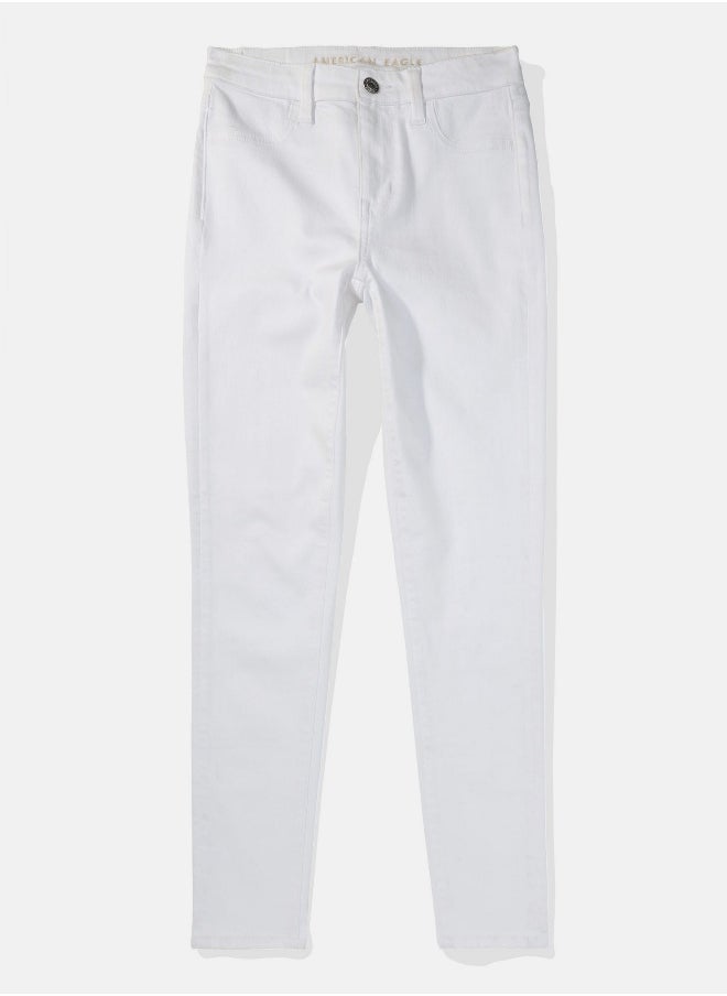 American Eagle AE المستوى التالي جيجينج قصير عالي الخصر  - Image 3