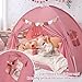 Avrsol Bed Tent Twin Bed Canopy for Kids Girls Tents Toddler Portable Sleeping Tents Indoor Pink Bunk Canopy Floor Playhouse for Twin Size Bed for Birthday Toy House Gift - Image 4