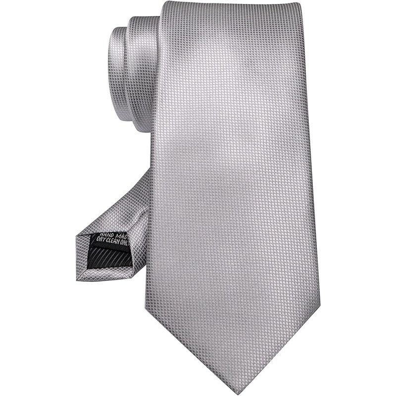 JEMYGINS Solid Color Tie Mens Necktie for Business and Wedding - Image 3