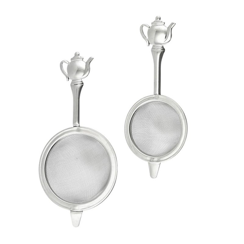 2 Pack Large 6 5cm Stainless Steel Tea Infuser With Handle Fine Mesh Strainer - Image 2