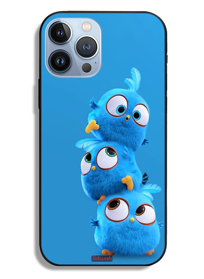 Tolwak Apple iPhone 13 Pro Max Protective Case Cute Birds - Image 2