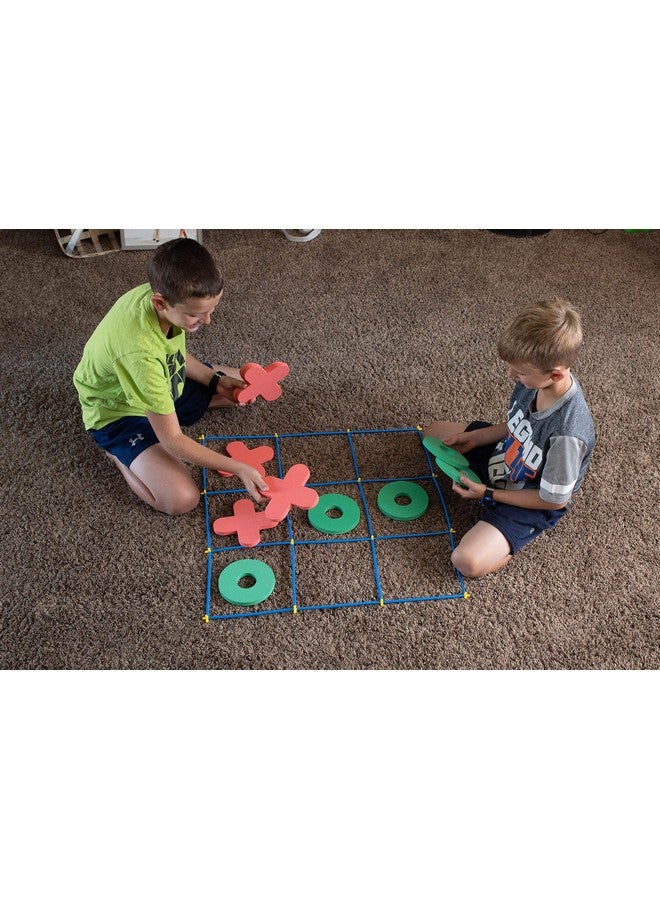 RAINBOW TOYFROG Jumbo Tic Tac Toe Game Set, Large Indoor Outdoor Games, Backyard Games For Kids And Adults, Outdoor Play Yard Games With Carry Bag For Family And Party  - Image 2