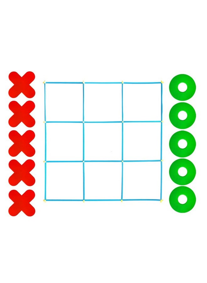 RAINBOW TOYFROG Jumbo Tic Tac Toe Game Set, Large Indoor Outdoor Games, Backyard Games For Kids And Adults, Outdoor Play Yard Games With Carry Bag For Family And Party  - Image 4
