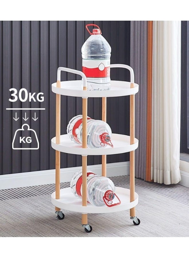SKY-TOUCH 3 Tier Rolling Utility Cart - Image 5