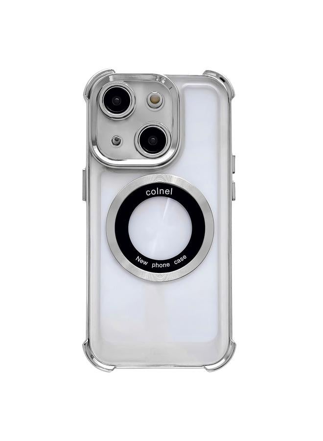 S-TOP Case For iPhone 14 Plus 6D Electroplating Armor Magsafe Phone Case - Image 1