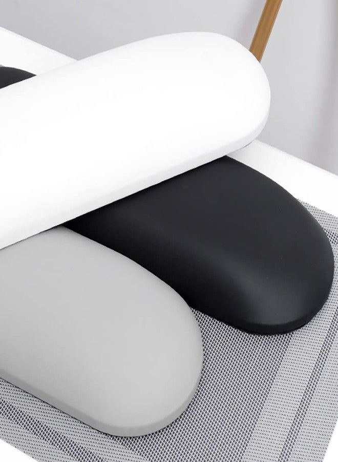 MERTERFLY Nail Arm Rest Pillow and Mat Luxury Salon Manicure Armrest Cushion Nail Art Hand Holder Manicure Hand Rest Cushion Pad Tool for Nail Tech Manicurist (With Mat, Grey) - Image 5