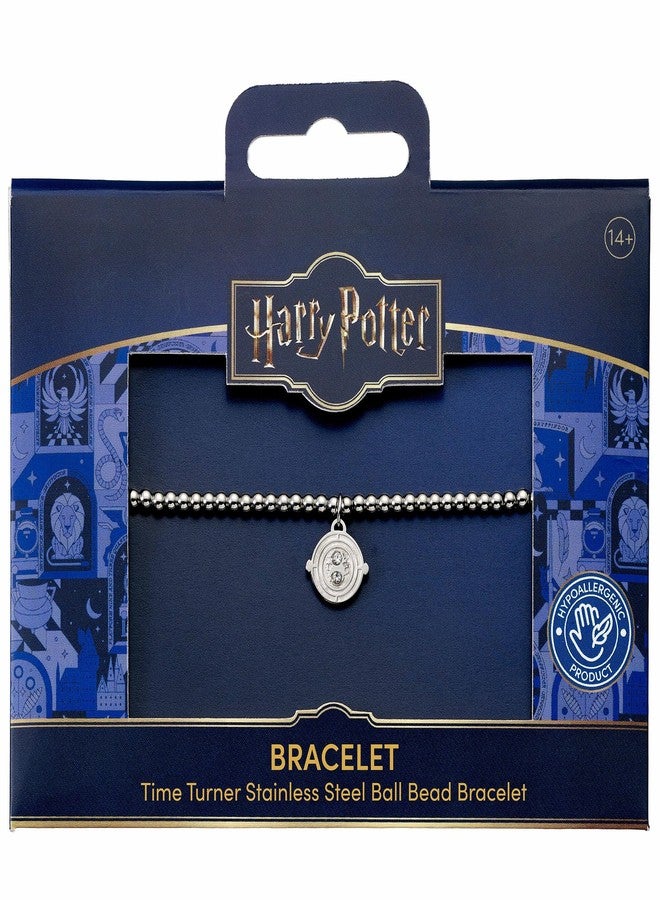 Harry Potter Stainless Steel Time Turner Ball Bead Bracelet, One Size, Stainless Steel, No Gemstone - Image 2