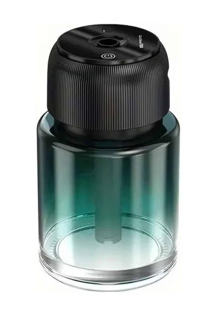 Car Fragrance Essential Oil Diffuser with Starry Projection Light – Mini USB-Powered Cool Mist Aromatherapy Humidifier, 160ml Tank for Home, Office, Bedroom & Vehicle Use, Relaxing Mood Light, Air Purifier & Quiet Operation – Green - Image 1