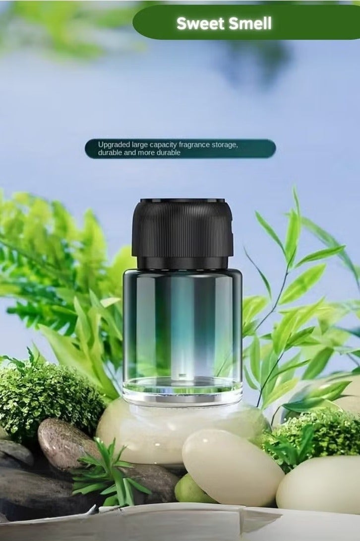 Car Fragrance Essential Oil Diffuser with Starry Projection Light – Mini USB-Powered Cool Mist Aromatherapy Humidifier, 160ml Tank for Home, Office, Bedroom & Vehicle Use, Relaxing Mood Light, Air Purifier & Quiet Operation – Green - Image 3