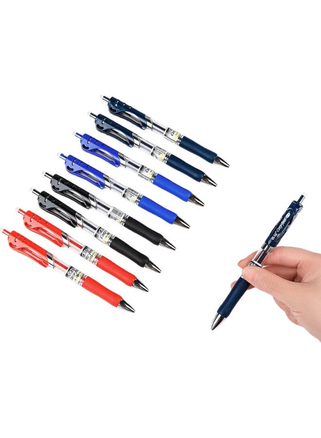 Mingma Maima 12 Black Retractable Gel Pens 0.5Mm Bullet Tip Water-Based Signature Pens For Office, Business, Students, Exams, Large Capacity Ink Refills, Office Supplies X35 - Image 2
