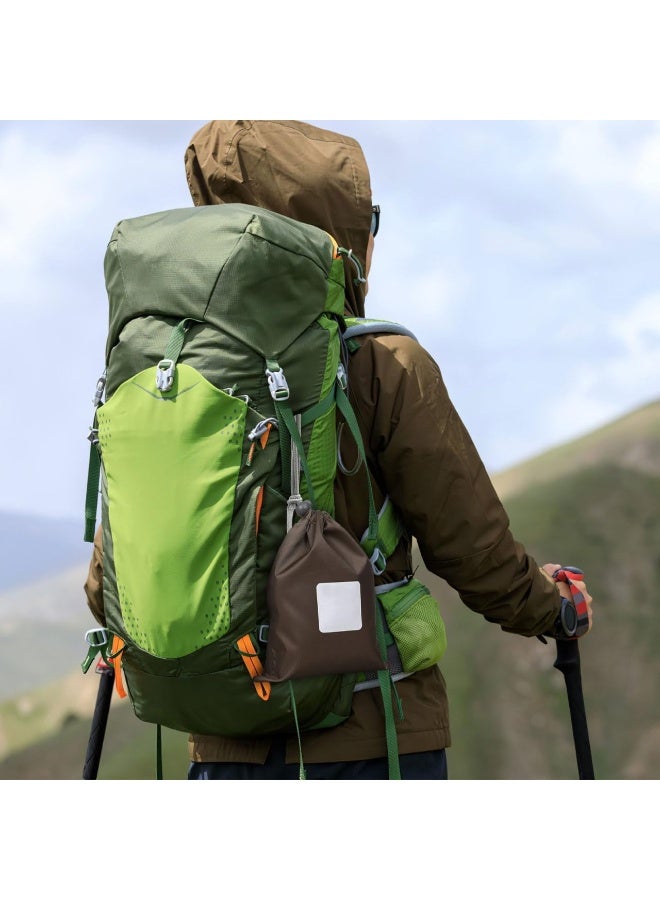 مجموعة حقائب سفر من النايلون مكونة من 4 قطع - حقائب برباط مقاومة للماء للإكسسوارات ومستحضرات التجميل والأغراض اليومية - منظم صغير ومتين ومتعدد الأغراض للمنزل والمكتب والسفر - حل تخزين عملي - Image 5