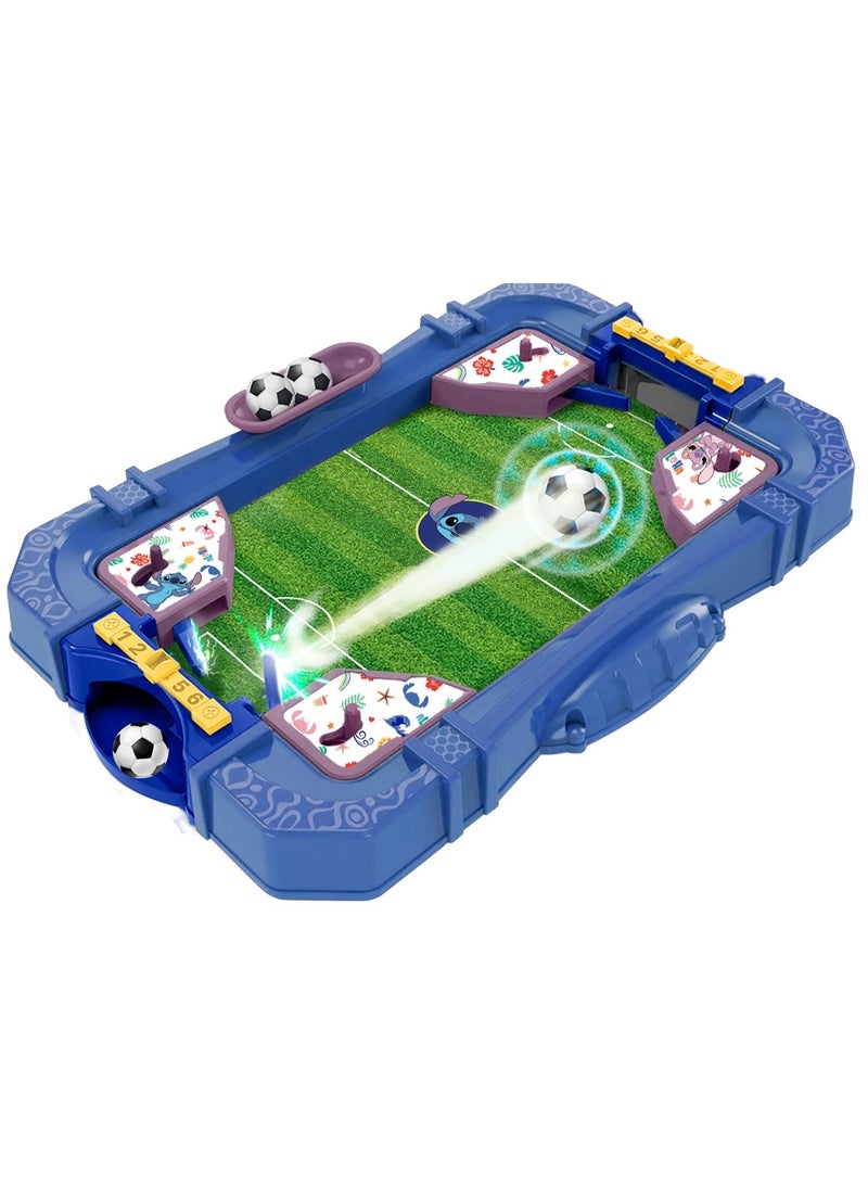 Stitch Football Game Tabletop | Disney Soccer Board Game for Kids & Family | 4 Player Fun with Levers & Balls | Colorful Stitch Design - Image 2
