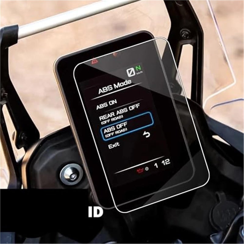 QASULER Motorcycle Dashboard Screen Protector for Tenere 700 - Image 2