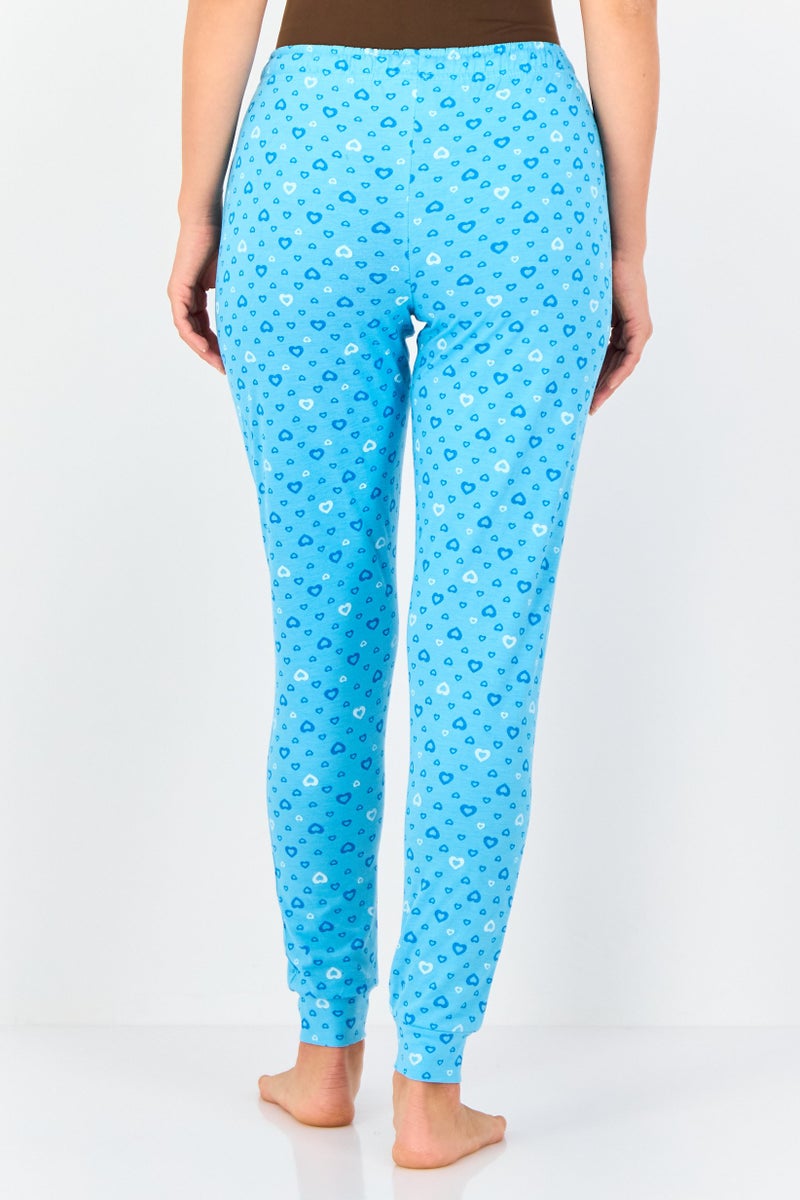 zivame Women All Over Print Drawstring Pajama Pants, Multicolor - Image 3