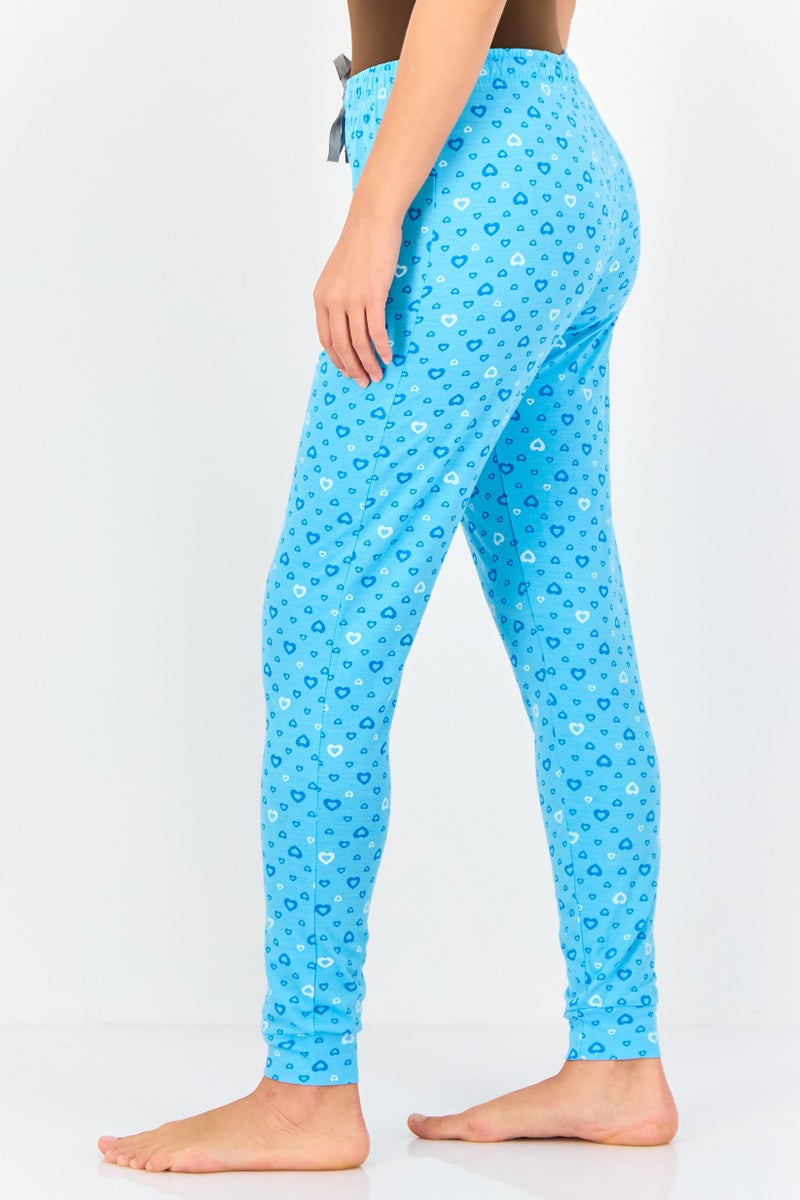 zivame Women All Over Print Drawstring Pajama Pants, Multicolor - Image 4