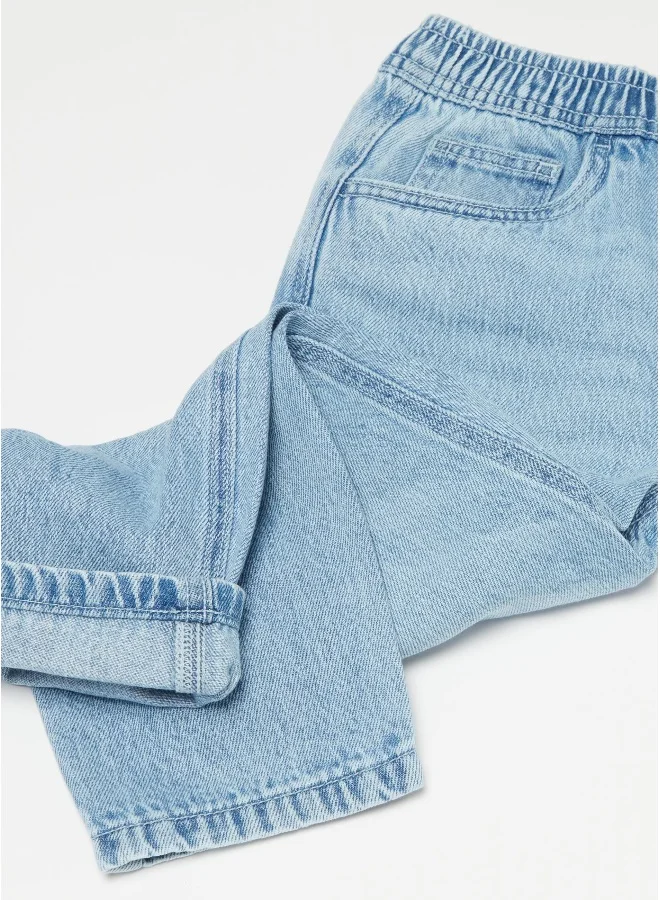 Ovs Comfort-fit denim joggers