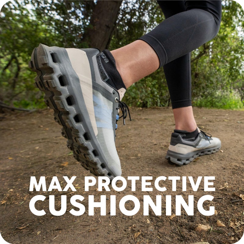 Balega Blister Resist Performance No Show Athletic Running Socks for Men and Women (1 Pair), Mink/Legion Blue, Large - Image 3