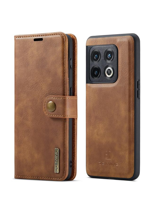 Case For OnePlus 10 Pro Crazy Horse Texture Detachable Magnetic Leather Phone Case