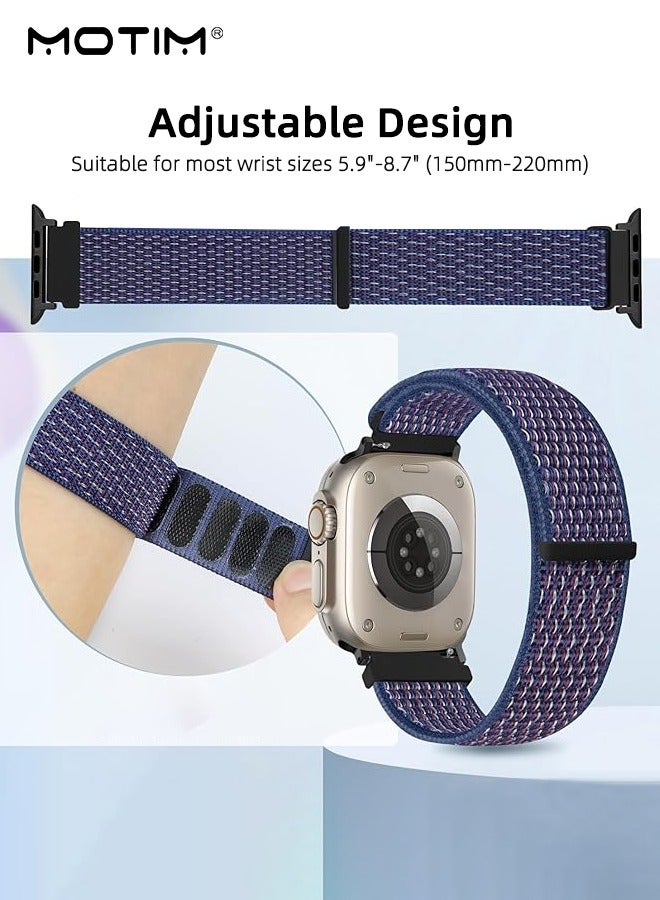 Motim 2 Pcs Nylon Replacement Strap Suitable for Huawei Band 8/9/10, Smartwatch Wrist Watchband - Image 4
