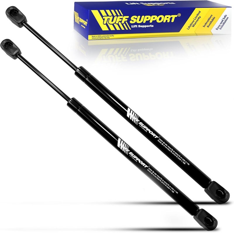 Tuff Support Front Hood Lift Supports for BMW 318i, 320i, 323i, 325Ci, 325i, 325xi, 328i, 330i, 335i, M3 - 2 Pieces Set - Image 1