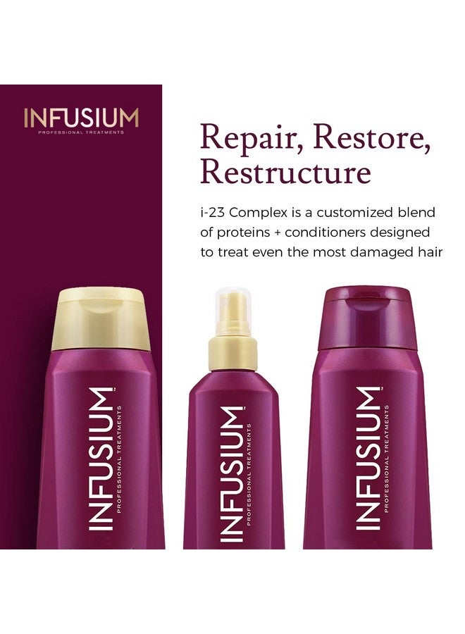 Infusium Professional Shampoo Conditioner And Leavein Treatment Set Moisturize And Replenish Avocado & Olive Oil 3 13.5Oz Bottles - Image 4