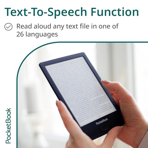 PocketBook Verse Pro E-Reader Waterproof | Eye-Friendly 6'' E-Ink Carta™ HD Touchscreen | Audio-Book & E-Book Reader | Text-to-Speech Function | SMARTlight | 16GB | WiFi & Bluetooth | Azure - Image 5