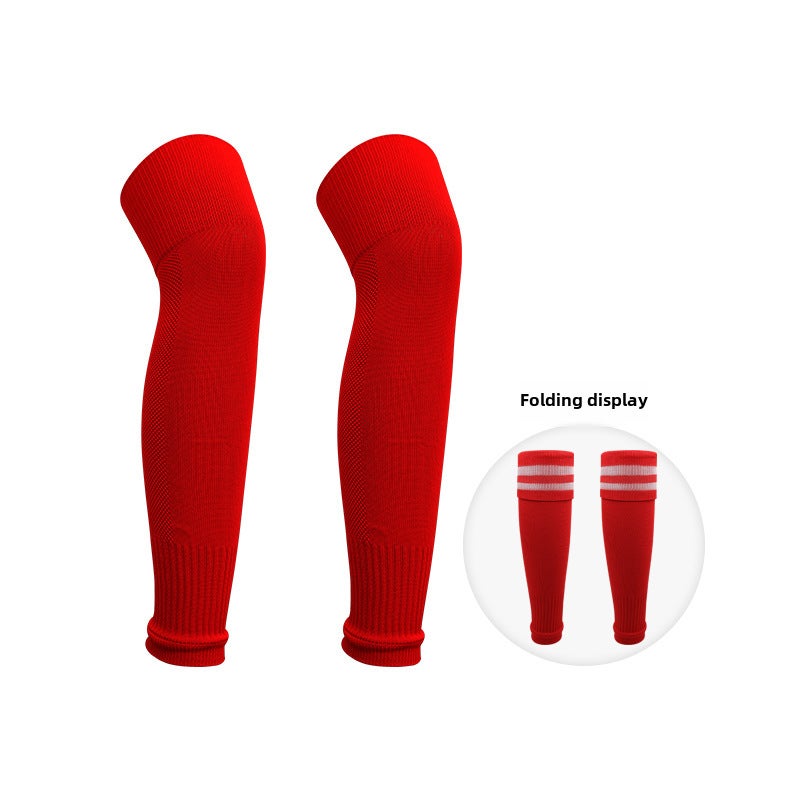 New Over-Knee Breathable Soccer Shin Guard Socks 610 blue  - Image 4