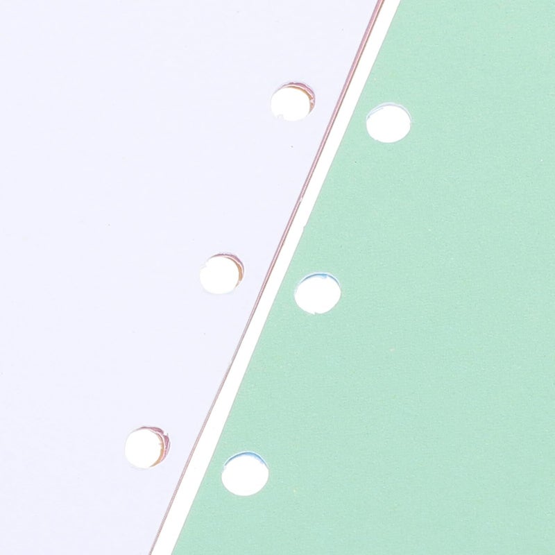 5 Hole A8 Pastel Index Dividers 2 Sets Loose Leaf Tabs for Notebook Classification - Image 5