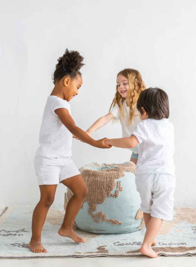 Lorena Canals Pouf World Map