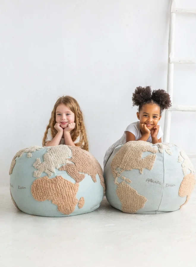 Lorena Canals Pouf World Map
