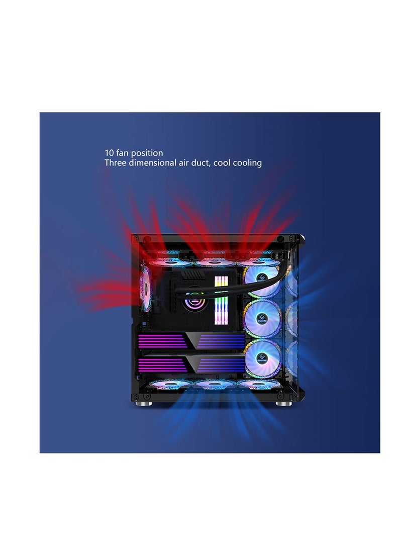 Truenort Astravon Gaming PC, Intel Core i7-12700F ,RTX 3060 , 16 GB RAM, 512 GB SSD, Liquid Cooler  360 MM, Window 11 Pro, Black Case  - Image 5