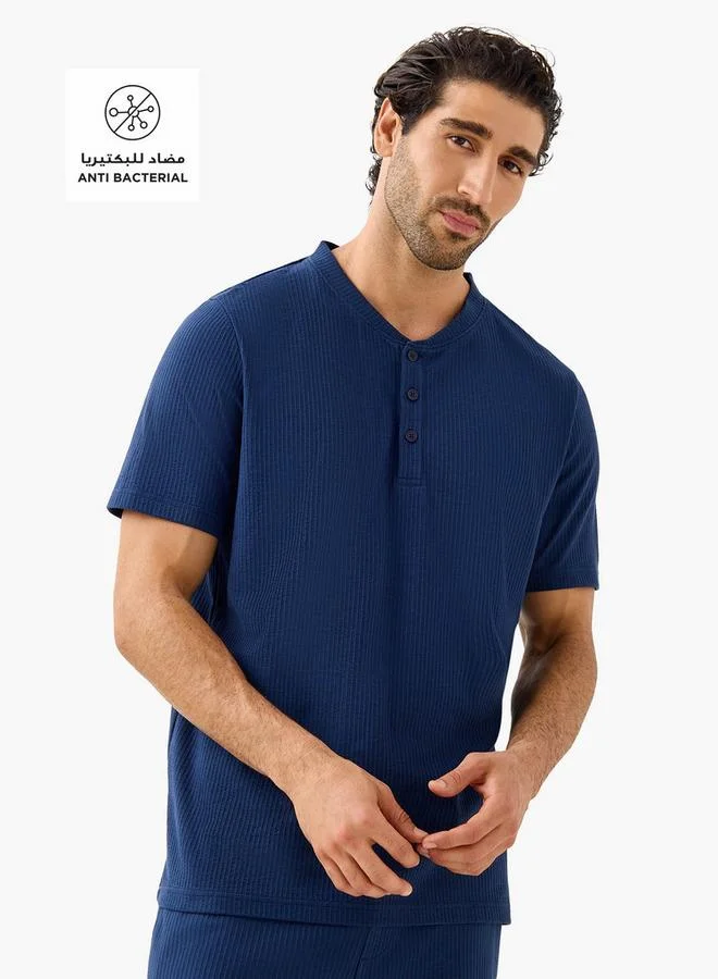 Splash FAV Men Cotton Ribbed Nightwear Set
