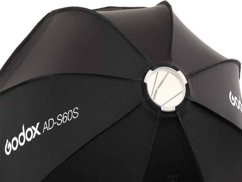 Godox Global standard quality AD-S60S Portable Softbox 23.6 Inch/60Cm Mount For AD400Pro AD300Pro ML60 ML60Bi ML30 ML30Bi Light For Photography Portrait Batch uniform stable quality - Image 2
