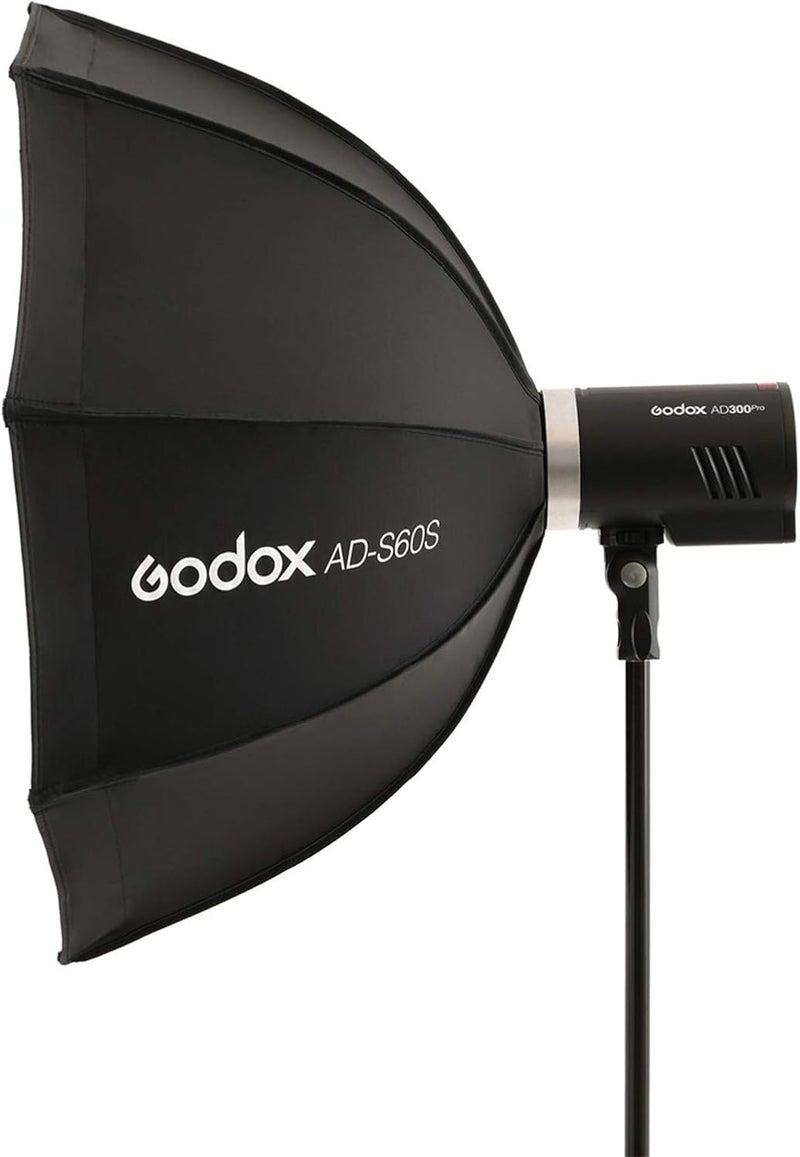 Godox Global standard quality AD-S60S Portable Softbox 23.6 Inch/60Cm Mount For AD400Pro AD300Pro ML60 ML60Bi ML30 ML30Bi Light For Photography Portrait Batch uniform stable quality - Image 4