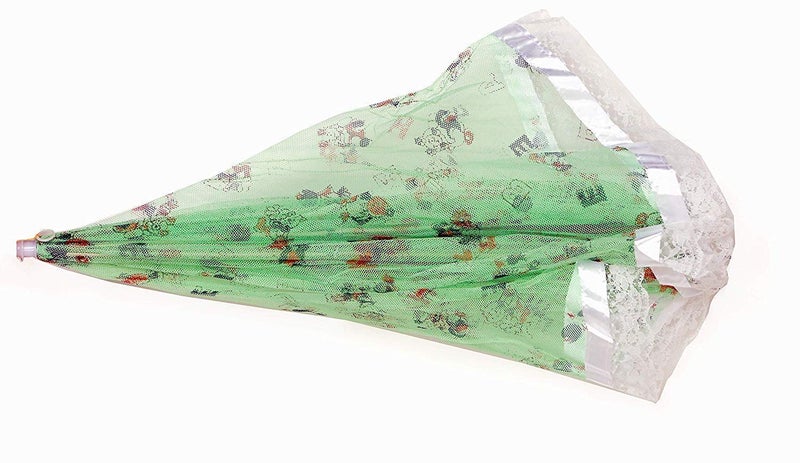 DIVAYANSHI Mosquito Net Green Mosquito Net for Baby Umbrella Style Full Cover up for 0 to 3 Year Baby - Image 3