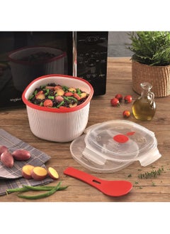 Snips Snips Microwave Rice & Grain Cooker 2.7 Liter, 0% BPA – Use & Reuse product, Made in Italy, 000849  - Image 1