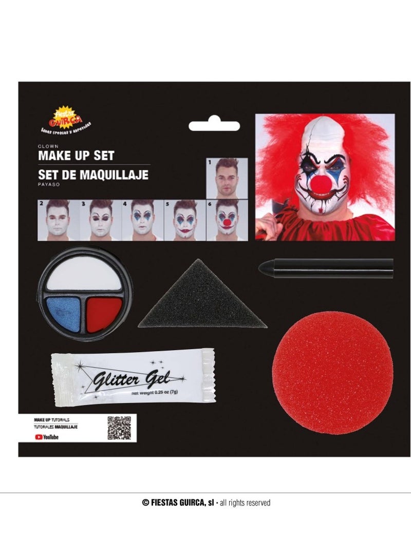 Fiestas Guirca CLOWN MAKEUP SET (15872)