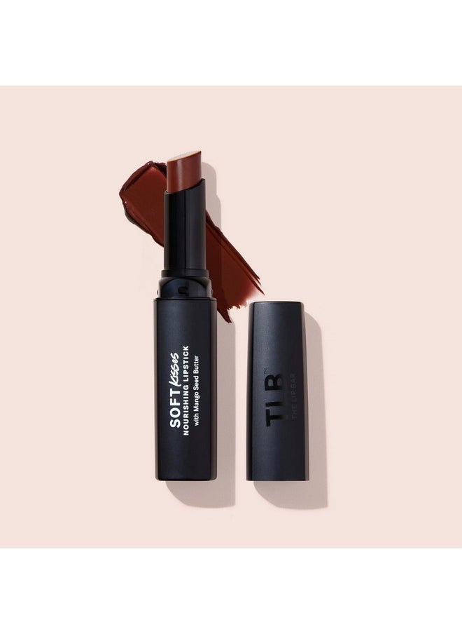 The Lip Bar Soft Kisses Nourishing Vegan Lipstick With Moisturizing Mango Seed Butter Satin Finish Good Side  - Image 2